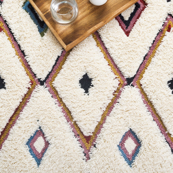 Safavieh Casablanca 918a Ivory Blue Ivory ,Blue 80% Wool,20% Cotton Csb918a-5