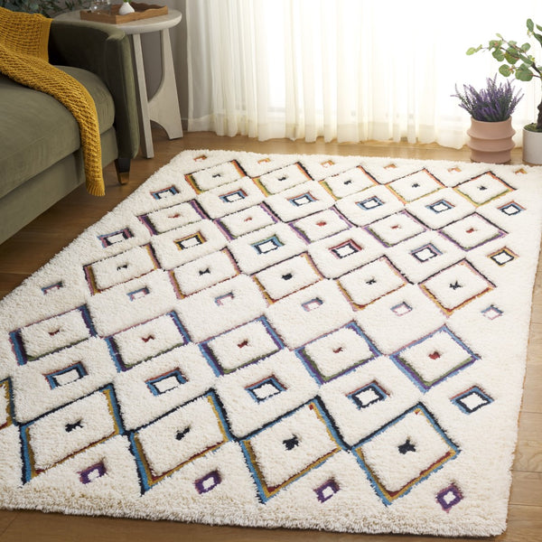 Safavieh Casablanca 918a Ivory Blue Ivory ,Blue 80% Wool,20% Cotton Csb918a-5