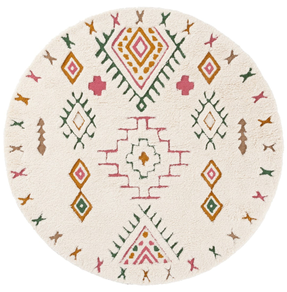 Safavieh Casablanca 920a Ivory Pink Ivory ,Pink 80% Wool,20% Cotton Csb920a-4