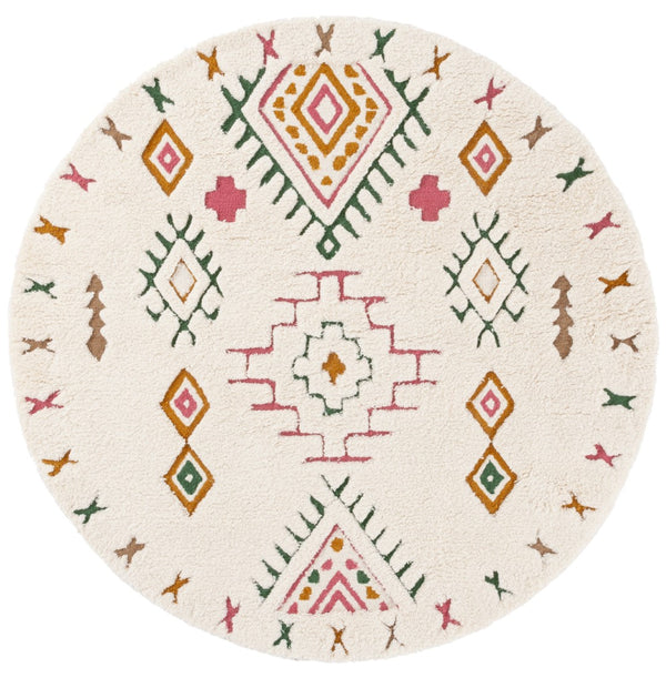 Safavieh Casablanca 920a Ivory Pink Ivory ,Pink 80% Wool,20% Cotton Csb920a-6r