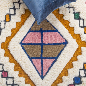 Safavieh Casablanca 921a Ivory Green Ivory ,Green 80% Wool,20% Cotton Csb921a-5