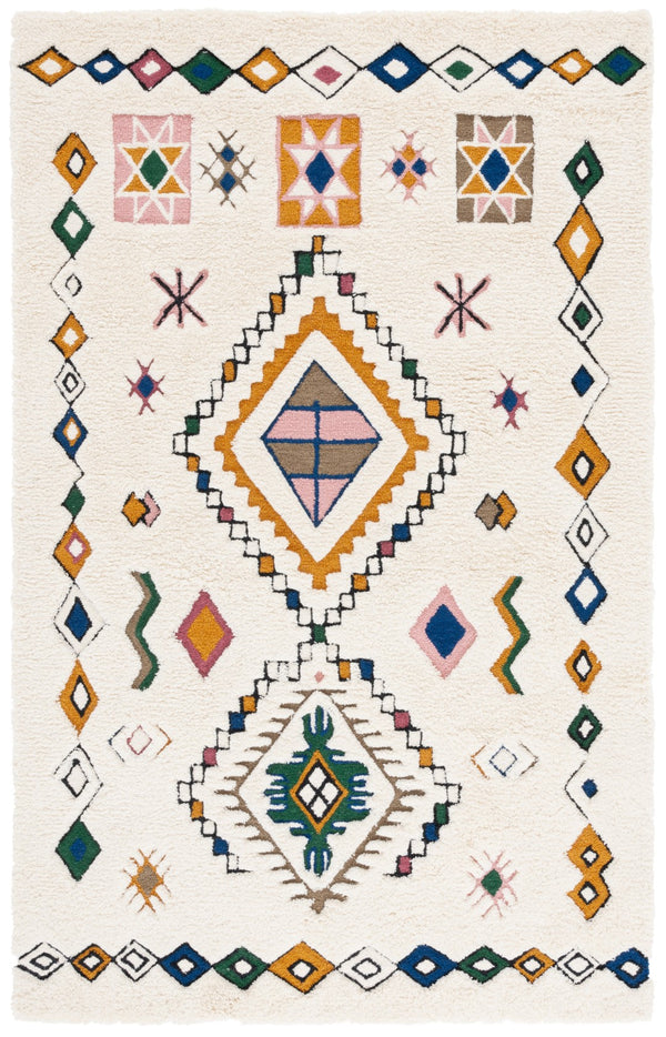 Safavieh Casablanca 921a Ivory Green Ivory ,Green 80% Wool,20% Cotton Csb921a-5