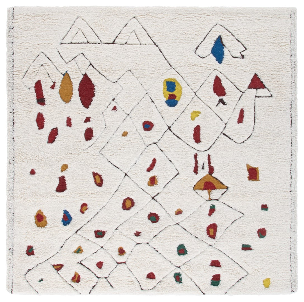 Safavieh Casablanca 922a Ivory Red Ivory ,Red 80% Wool,20% Cotton Csb922a-8