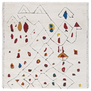 Safavieh Casablanca 922a Ivory Red Ivory ,Red 80% Wool,20% Cotton Csb922a-6sq