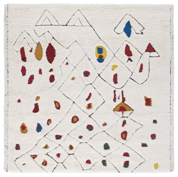 Safavieh Casablanca 922a Ivory Red Ivory ,Red 80% Wool,20% Cotton Csb922a-6sq