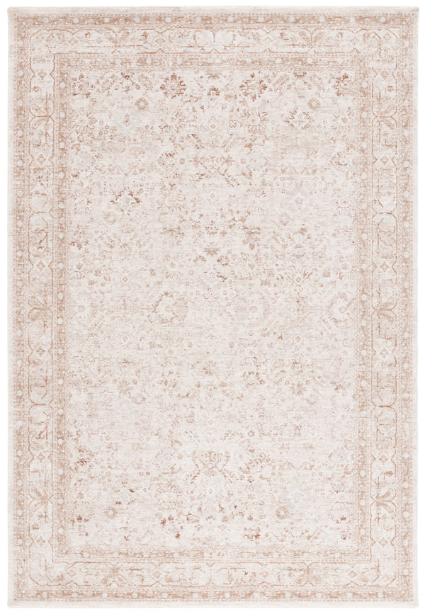 Safavieh Crescent Exquisite Traditional Area Rug From Turkey - Soft Polyester For Elegant Living Spaces Ivory ,Beige Polyester Cse430a-8