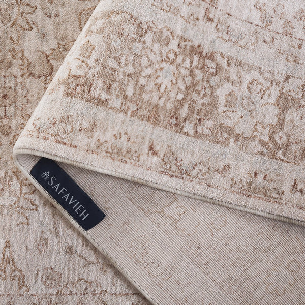 Safavieh Crescent Traditional Area Rug - Luxurious Power Loomed Design For Timeless Elegance In Any Room Ivory ,Beige Polyester Cse478a-10