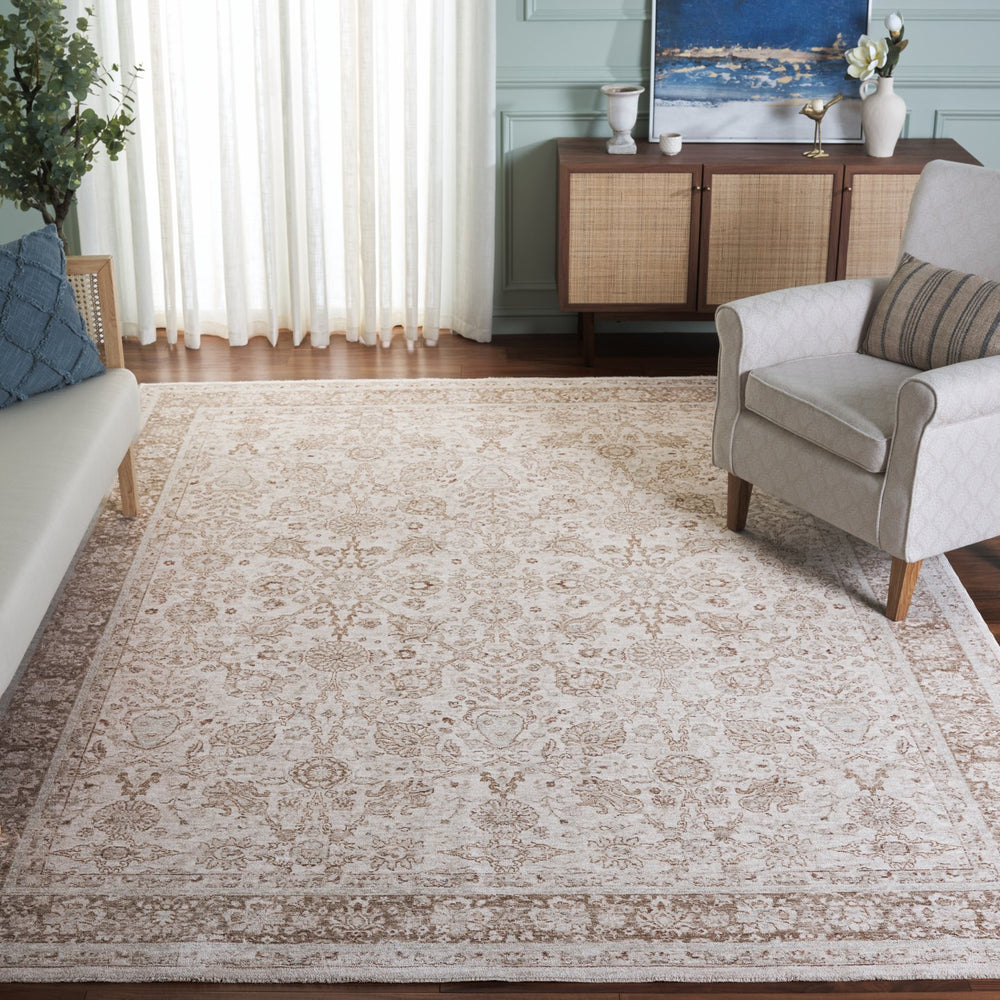 Safavieh Crescent Ivory Beige Area Rug 8' X 10' - Durable, Soft, Traditional Turkish Design For Cozy Homes Ivory ,Beige Polyester Cse478a-8