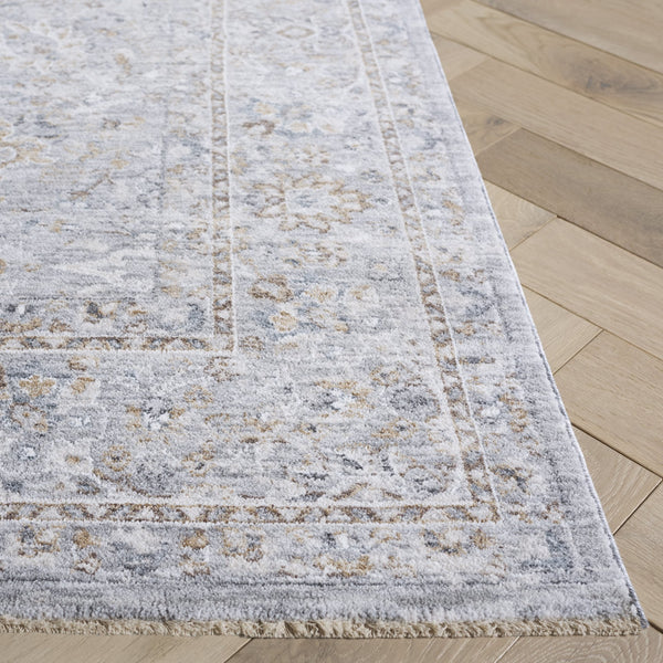 Safavieh Crescent Traditional Area Rug - Luxurious Power Loomed Design For Timeless Elegance In Any Room Grey ,Blue Polyester Cse478f-10