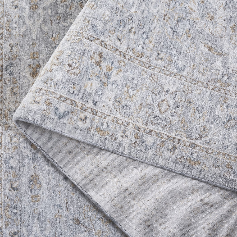 Safavieh Crescent Traditional Area Rug - Luxurious Power Loomed Design For Timeless Elegance In Any Room Grey ,Blue Polyester Cse478f-10