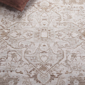 Safavieh Crescent Exquisite Area Rug In Timeless Beige And Grey Blend – Plush, Durable, And Elegant Design Dark Beige ,Grey Polyester Cse482b-9