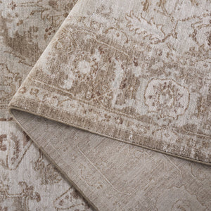 Safavieh Crescent Elegant Area Rug With Timeless Sophistication And Plush Comfort For Any Living Space Dark Beige ,Grey Polyester Cse482b-10