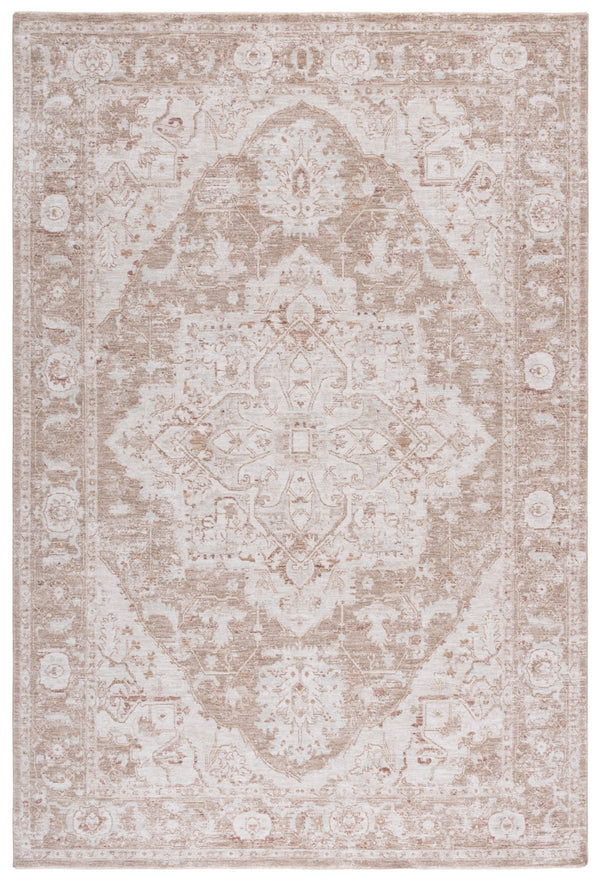 Safavieh Crescent Elegant Area Rug With Timeless Sophistication And Plush Comfort For Any Living Space Dark Beige ,Grey Polyester Cse482b-10