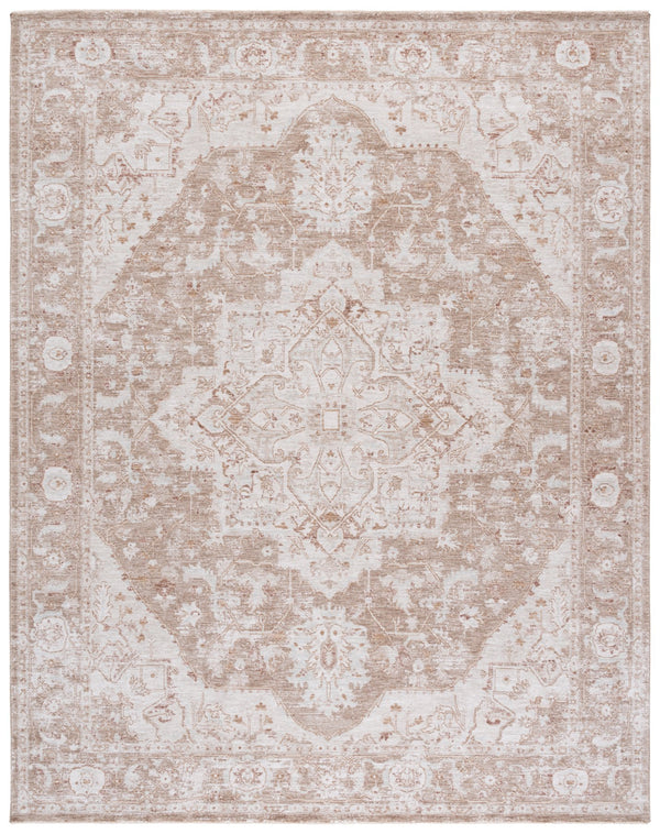 Safavieh Crescent 8x10 Area Rug - Elegant Dark Beige & Grey Traditional Design, Durable For All Spaces Dark Beige ,Grey Polyester Cse482b-8