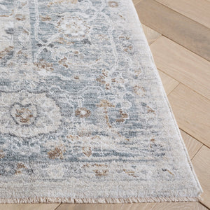 Safavieh Crescent Elegant Area Rug With Timeless Sophistication And Plush Comfort For Any Living Space Blue ,Ivory Polyester Cse482m-10