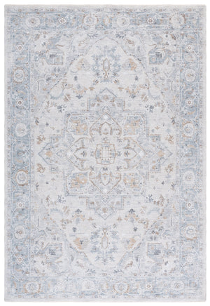 Safavieh Crescent Elegant Area Rug With Timeless Sophistication And Plush Comfort For Any Living Space Blue ,Ivory Polyester Cse482m-10