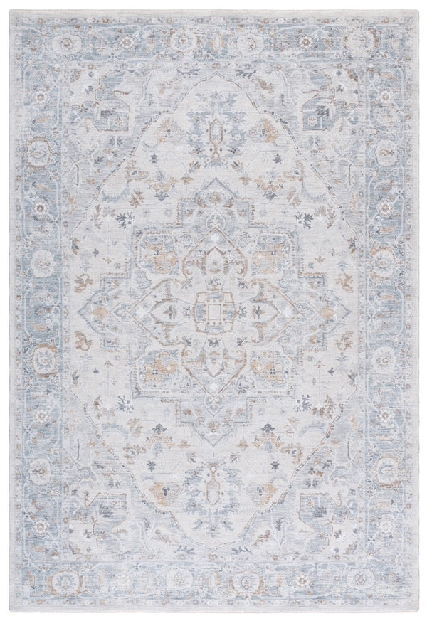 Safavieh Crescent Elegant Area Rug With Timeless Sophistication And Plush Comfort For Any Living Space Blue ,Ivory Polyester Cse482m-10