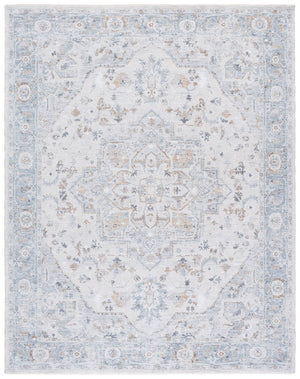 Safavieh Crescent Elegant Area Rug With Timeless Sophistication And Plush Comfort For Any Living Space Blue ,Ivory Polyester Cse482m-10