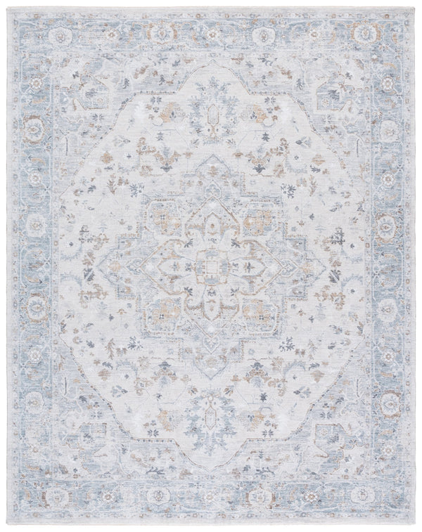 Safavieh Crescent Elegant Area Rug With Timeless Sophistication And Plush Comfort For Any Living Space Blue ,Ivory Polyester Cse482m-10