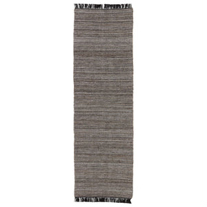 Jaipur Living Castillo Torre Csl03 Handwoven Handmade 100% Pet Yarn Lines Solid Outdoor Rug Black, Taupe 100% Pet Yarn Rug145946