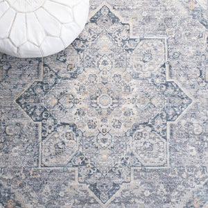 Safavieh Cosmopolitan 689m Cream Blue Area Rug – Stylish Medium Rectangle, Soft Polyester & Polypropylene Blend Cream ,Blue 50% Polyester,50% Polypropylene Csm689m-5