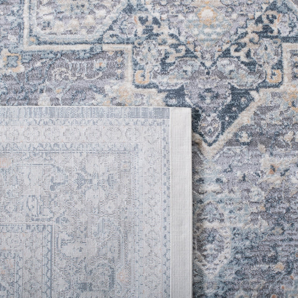 Safavieh Cosmopolitan 689m Cream Blue Area Rug – Stylish Medium Rectangle, Soft Polyester & Polypropylene Blend Cream ,Blue 50% Polyester,50% Polypropylene Csm689m-5