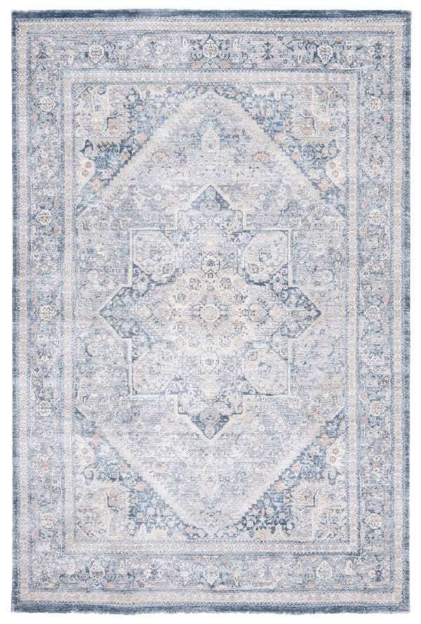 Safavieh Cosmopolitan 689 Powerloomed Contemporary Rug Cream / Blue CSM689M-5
