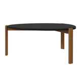 Manhattan Comfort Gales Mid-Century Modern Coffee Table Matte Black CT-82735-BK