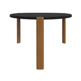 Manhattan Comfort Gales Mid-Century Modern Coffee Table Matte Black CT-82735-BK