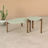 Manhattan Comfort Gales Mid-Century Modern Coffee Table Pistachio Green CT-82735-GR