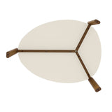 Manhattan Comfort Gales Mid-Century Modern Coffee Table Greige CT-82735-OW