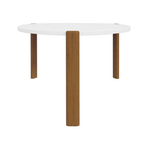 Manhattan Comfort Gales Mid-Century Modern Coffee Table Matte White CT-82735-WH