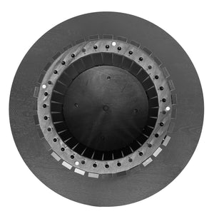 Manhattan Comfort 2-piece Elegant Coffee And End Table Set With Sculptural Design For Modern Living Room Spaces Black Mdf Ct019-bk