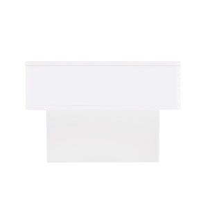 Manhattan Comfort Ella Coffee Table With Elegant Design And Dual Drawers For A Modern And Serene Home Atmosphere White Mdf Ct020-wh