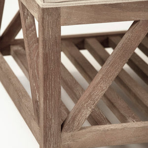 Mathis Tufted Ottoman Limed Grey Oak, Natural Linen CT039-Z E272 A003 Zentique