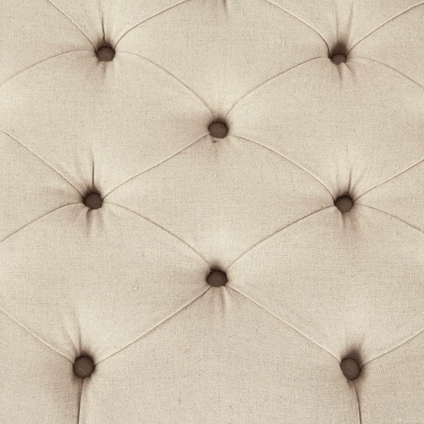 Mathis Tufted Ottoman Limed Grey Oak, Natural Linen CT039-Z E272 A003 Zentique