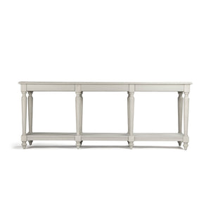 Zentique Alsace Buffet Table - Elegant Distressed Ivory Storage Solution For Stylish Dining & Home Decor Distressed Ivory Birch Birch Ct043 309