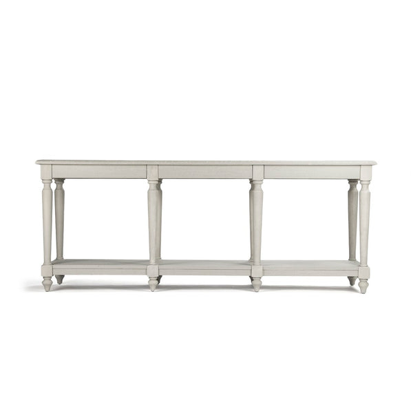 Zentique Alsace Buffet Table - Elegant Distressed Ivory Storage Solution For Stylish Dining & Home Decor Distressed Ivory Birch Birch Ct043 309