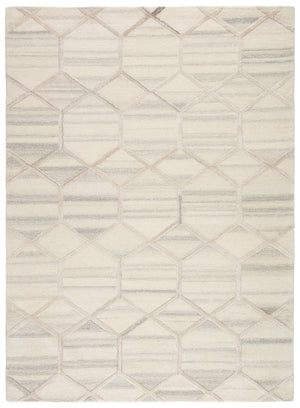 Jaipur Living Jaipur Living Cleveland Hand-tufted Wool Geometric Lattice Rug for Modern Interiors RUG136649