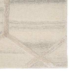 Jaipur Living Jaipur Living Cleveland Hand-tufted Wool Geometric Lattice Rug for Modern Interiors RUG136649