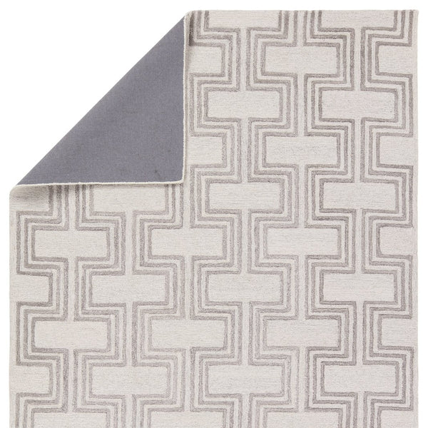 Jaipur Living City Melchor Ct122 Tufted Handmade 60% Wool 40% Viscose Mid-century Modern Geometric Indoor Rug Gray 60% Wool 40% Viscose, 100% Polyester Rug158215