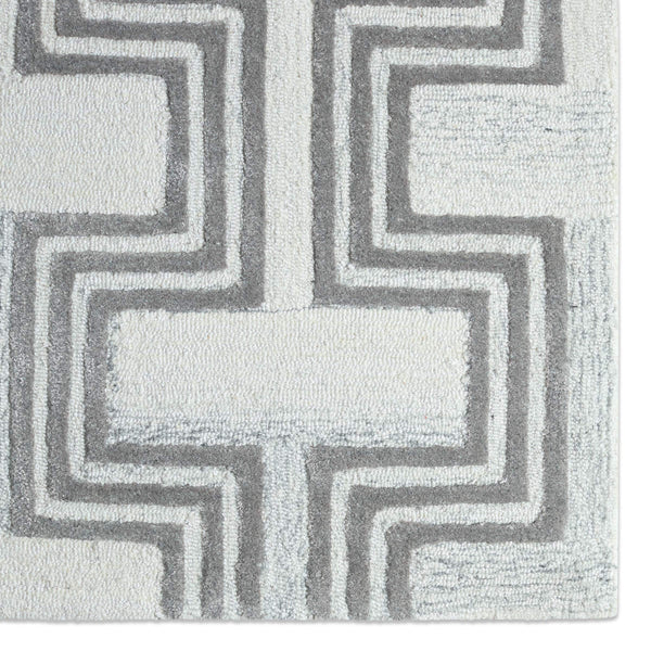 Jaipur Living Jaipur Living Melchor Hand Tufted Wool Viscose Lattice Geometric Rug for Modern Spaces RSW104707