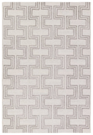 Jaipur Living City Melchor Ct122 Tufted Handmade 60% Wool 40% Viscose Mid-century Modern Geometric Indoor Rug Gray 60% Wool 40% Viscose, 100% Polyester Rug158215