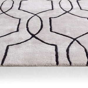 Jaipur Living Jaipur Living Arae Wool Viscose Hand Tufted Geometric Accent Rug for Modern Spaces RSW104708