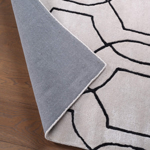 Jaipur Living Jaipur Living Arae Wool Viscose Hand Tufted Geometric Accent Rug for Modern Spaces RSW104708