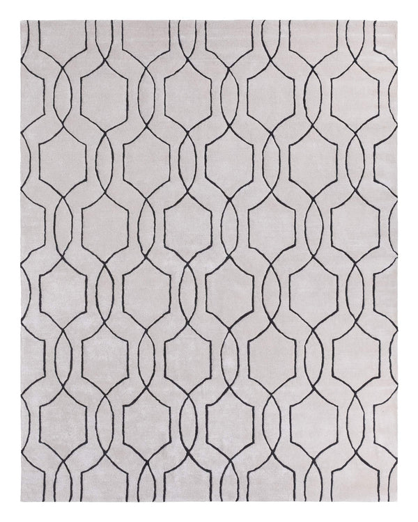Jaipur Living Jaipur Living Arae Wool Viscose Hand Tufted Geometric Accent Rug for Modern Spaces RSW104708