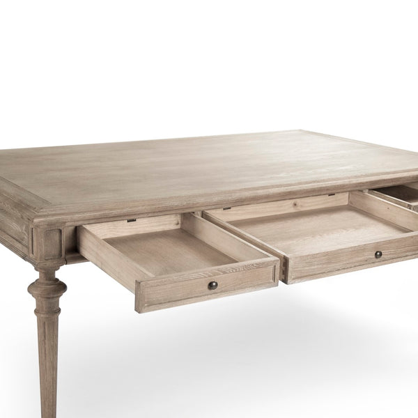 Nadine Dining Table Limed Grey Oak CT449 E272 Zentique
