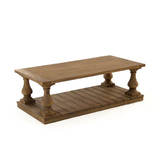 Bellamy Coffee Table Stained Natural Pine CT500 701 Zentique