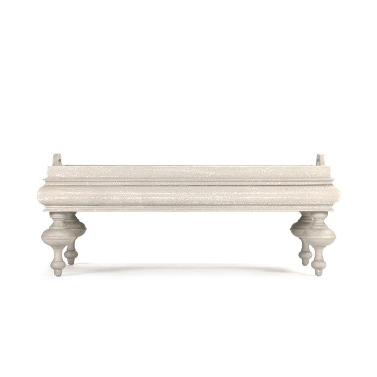 Zentique Lara Birch Coffee Table — Low-Profile Modern Centerpiece, Durable Natural Grain, Spacious Surface for Living Rooms CT508 309