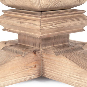 Zentique Max Dining Table Solid Pine 59" Square – Durable Family Table, Neutral Finish, Rustic-Modern Appeal CT565 701